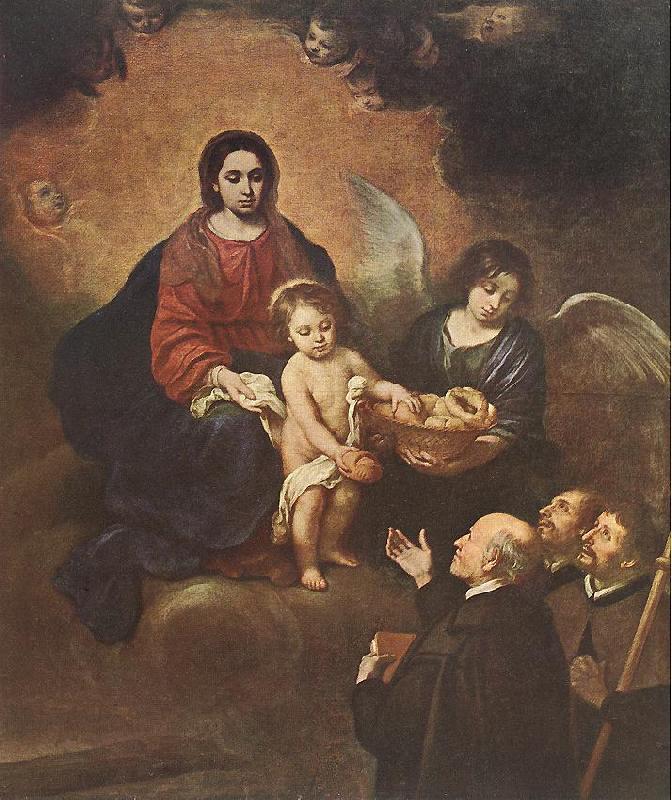 MURILLO, Bartolome Esteban The Infant Jesus Distributing Bread to Pilgrims sg oil painting image